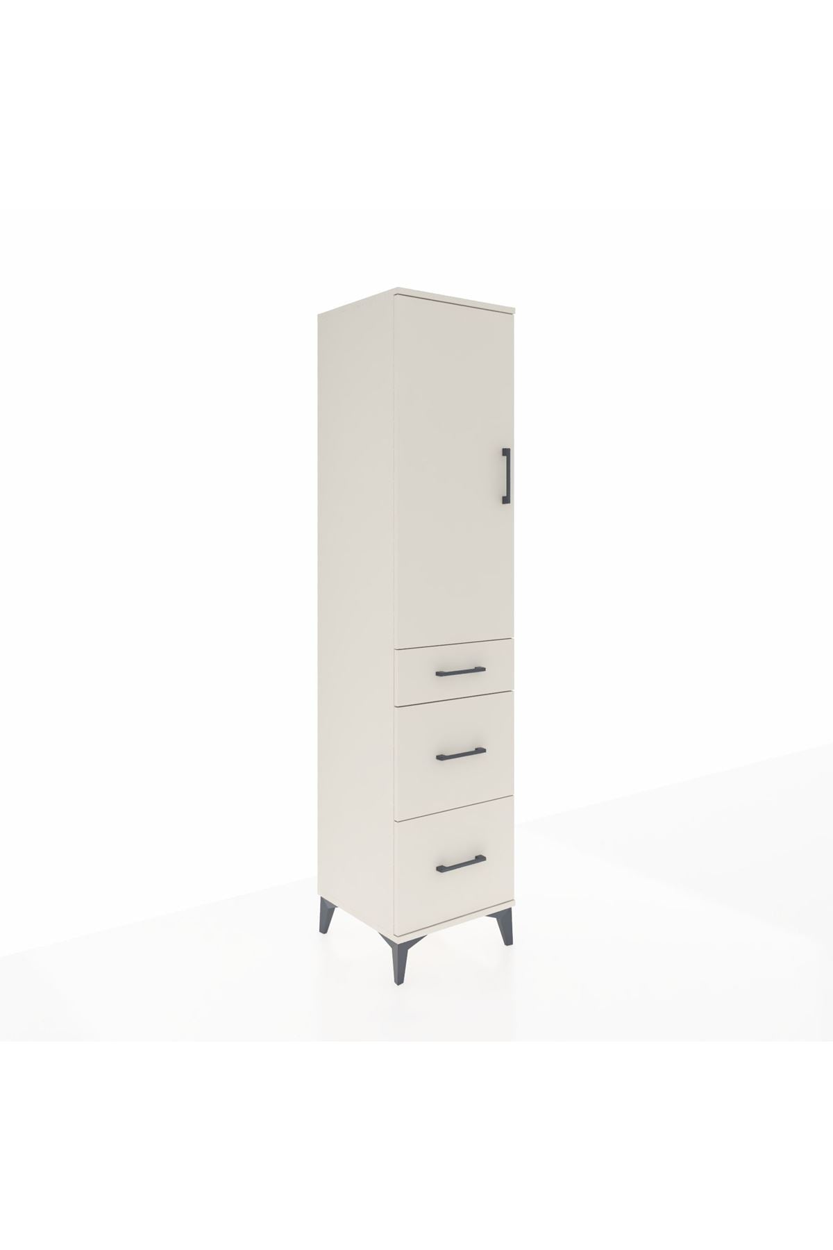 Hyperion Dolap 3 Raflı 3 Çekmeceli 44x44x195 Aytaşı-Aytaşı