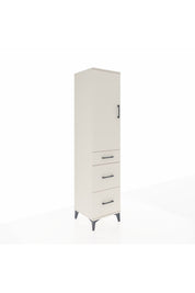 Hyperion Dolap Tek Raflı 3 Çekmeceli Tek Askılı 44x44x195 Aytaşı-Aytaşı