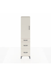 Hyperion Dolap Tek Raflı 3 Çekmeceli Tek Askılı 44x44x195 Aytaşı-Aytaşı