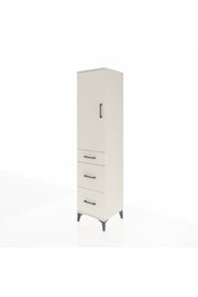 Hyperion Dolap 3 Raflı 3 Çekmeceli Tek Kapaklı 44x44x195 Aytaşı-Aytaşı