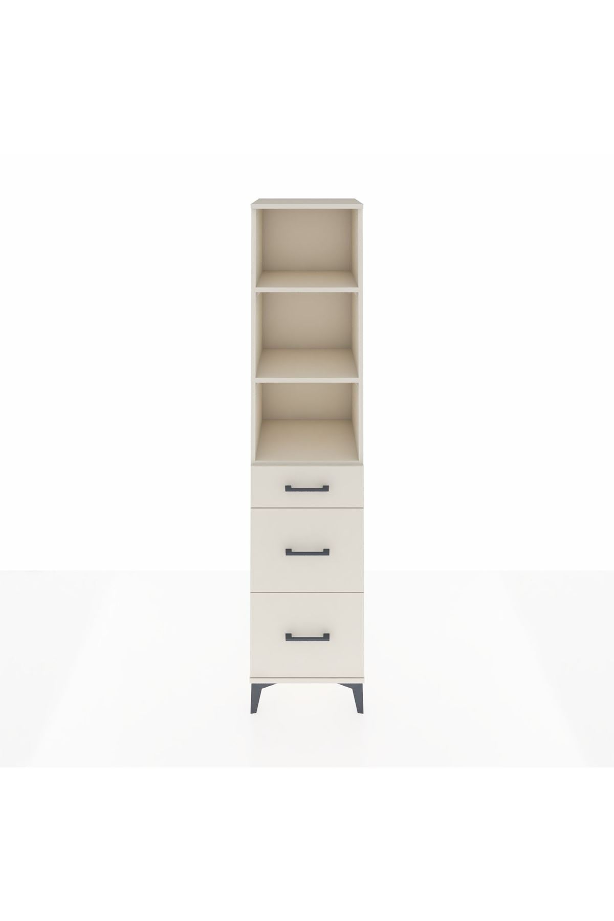 Hyperion Dolap 3 Raflı 3 Çekmeceli 44x44x195 Aytaşı-Aytaşı