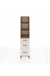 Hyperion Dolap 3 Raflı 3 Çekmeceli 44x44x195 Çam-Aytaşı