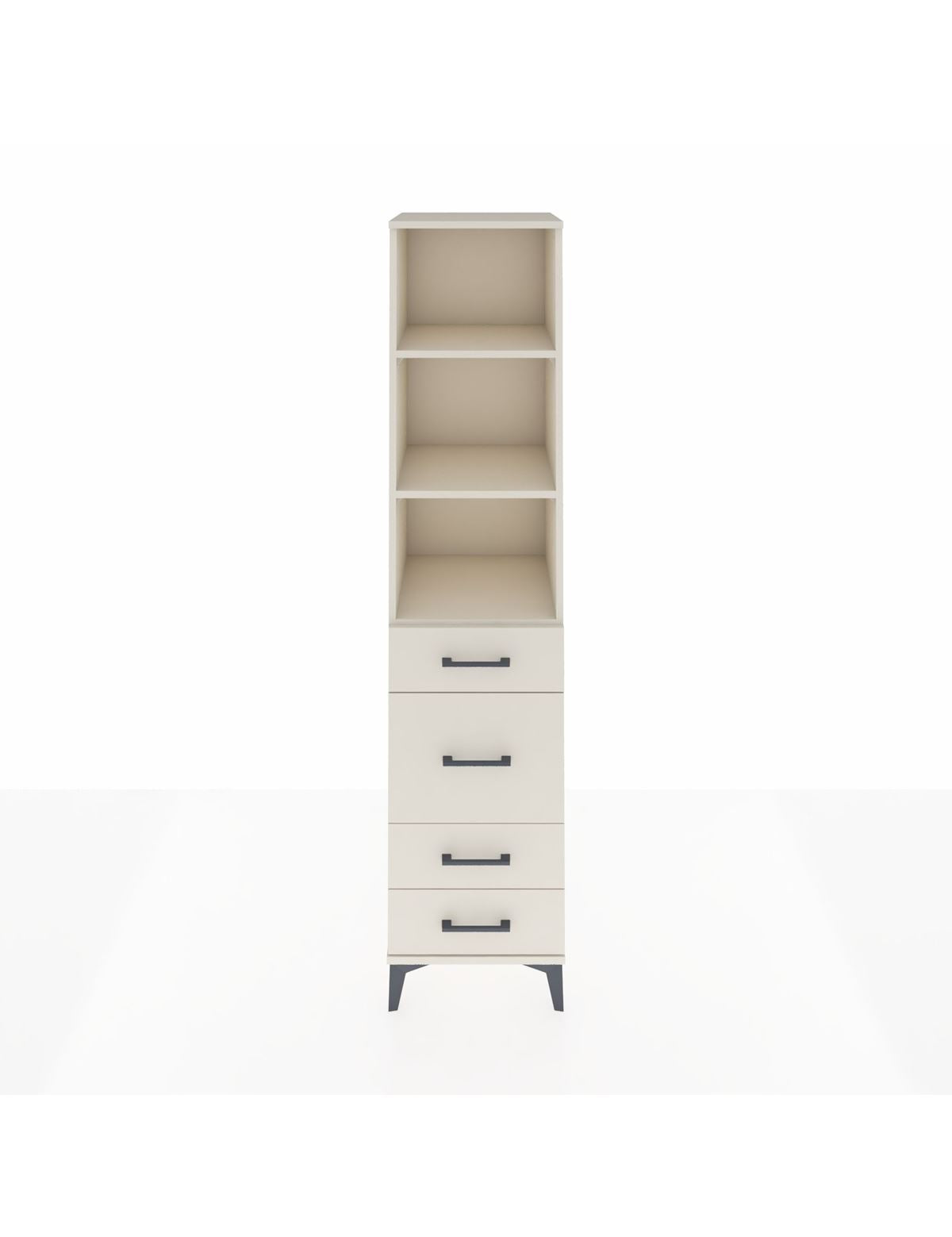 Hyperion Dolap 3 Raflı 4 Çekmeceli 44x44x195 Aytaşı-Aytaşı