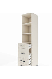 Hyperion Dolap 3 Raflı 4 Çekmeceli 44x44x195 Aytaşı-Aytaşı