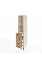 Hyperion Dolap 3 Raflı 4 Çekmeceli 44x44x195 Aytaşı-Çam