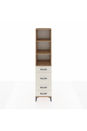 Hyperion Dolap 3 Raflı 4 Çekmeceli 44x44x195 Çam-Aytaşı