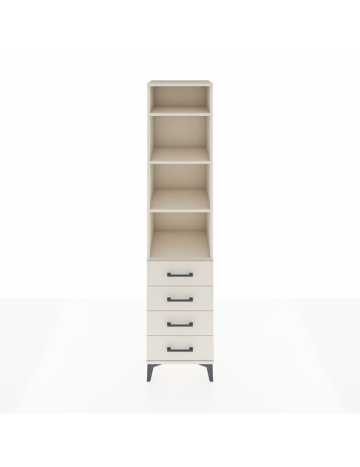 Hyperion Dolap 4 Raflı 4 Çekmeceli 44x44x195 Aytaşı-Aytaşı