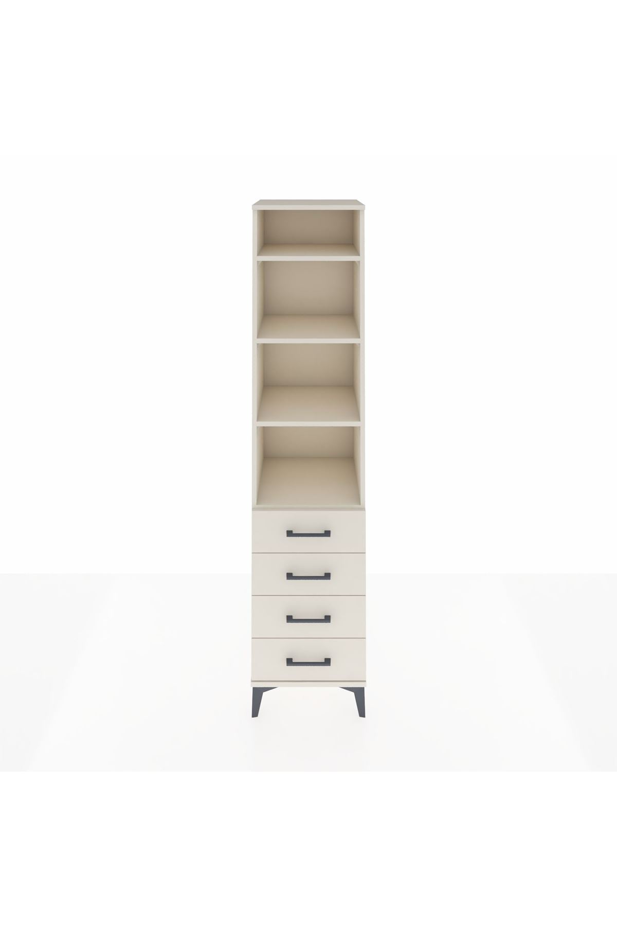 Hyperion Dolap 4 Raflı 4 Çekmeceli 44x44x195 Aytaşı-Aytaşı