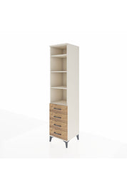 Hyperion Dolap 4 Raflı 4 Çekmeceli 44x44x195 Aytaşı-Çam