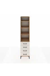 Hyperion Dolap 4 Raflı 4 Çekmeceli 44x44x195 Çam-Aytaşı