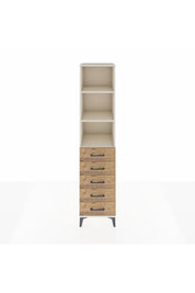 Hyperion Dolap 3 Raflı 5 Çekmeceli 44x44x195 Aytaşı-Çam