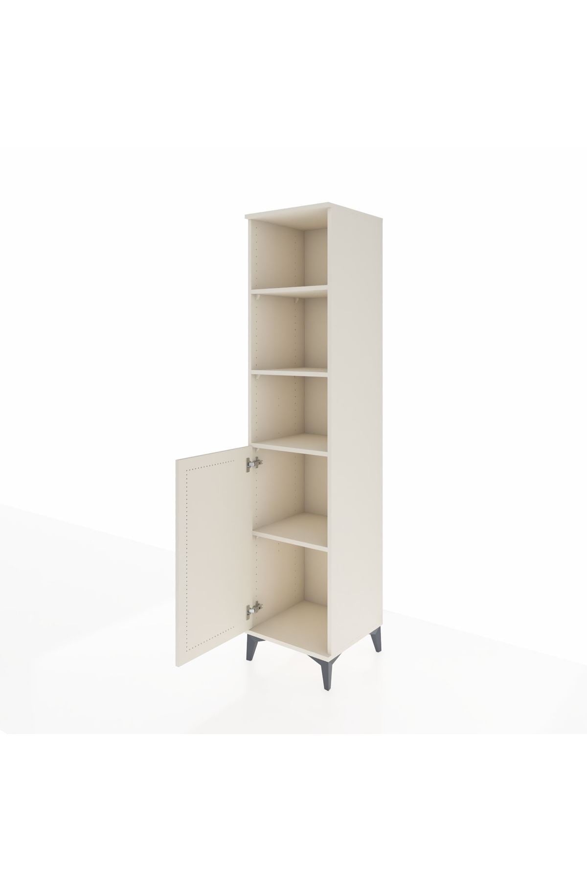 Hyperion Dolap 4 Raflı Tek Kapaklı 44x44x195 Aytaşı-Aytaşı