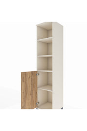 Hyperion Dolap 4 Raflı Tek Kapaklı 44x44x195 Aytaşı-Çam