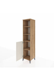 Hyperion Dolap 4 Raflı Tek Kapaklı 44x44x195 Çam-Aytaşı