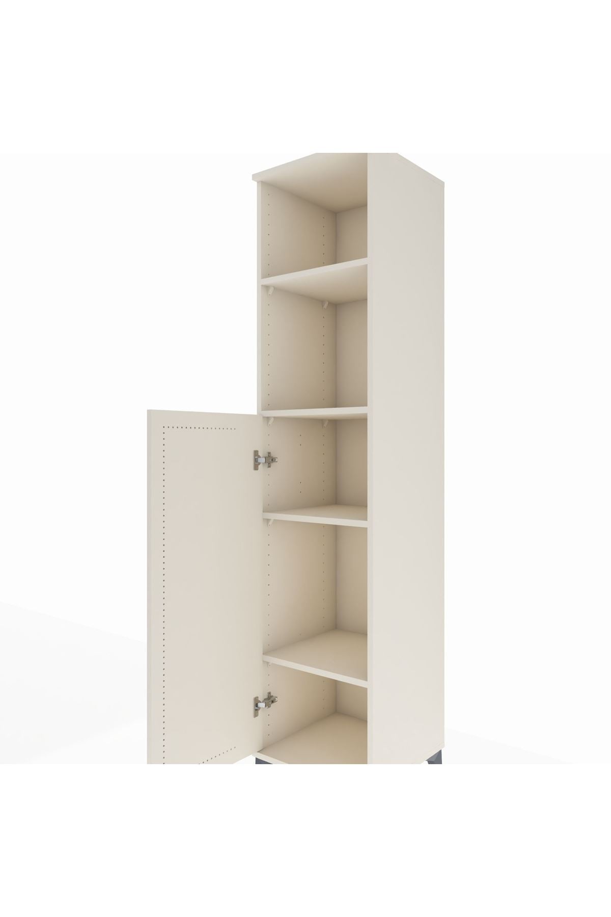 Hyperion Dolap 4 Raflı Tek Kapaklı 44x44x195 Aytaşı-Aytaşı