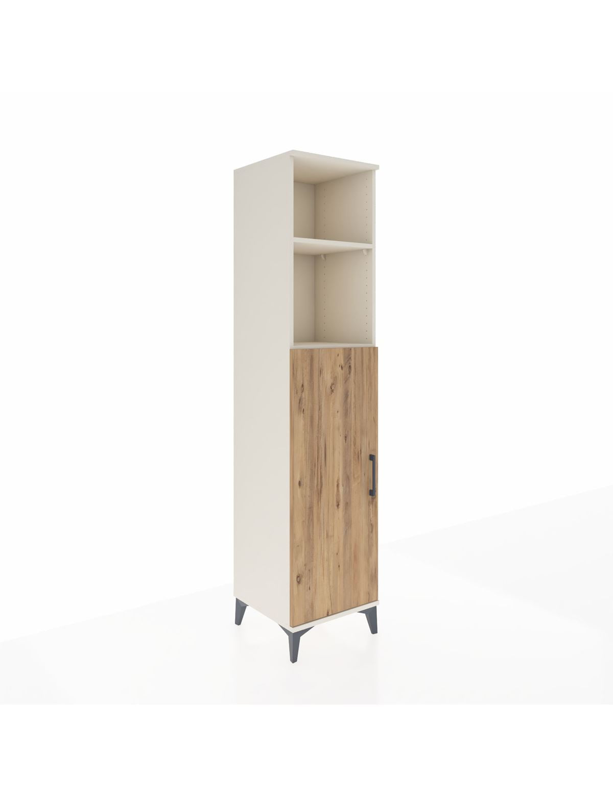 Hyperion Dolap 4 Raflı Tek Kapaklı 44x44x195 Aytaşı-Çam