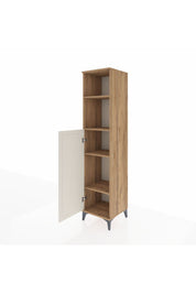 Hyperion Dolap 4 Raflı Tek Kapaklı 44x44x195 Çam-Aytaşı