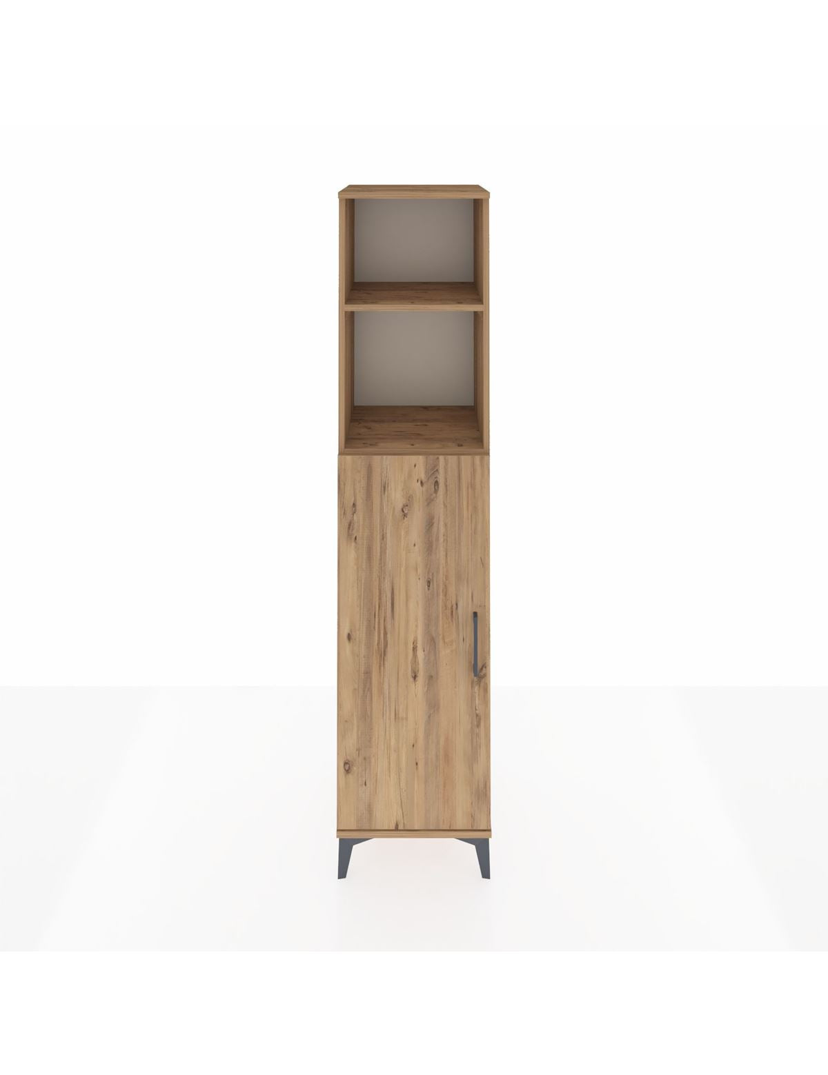 Hyperion Dolap 4 Raflı Tek Kapaklı 44x44x195 Çam-Çam