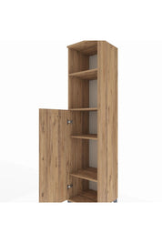 Hyperion Dolap 4 Raflı Tek Kapaklı 44x44x195 Çam-Çam