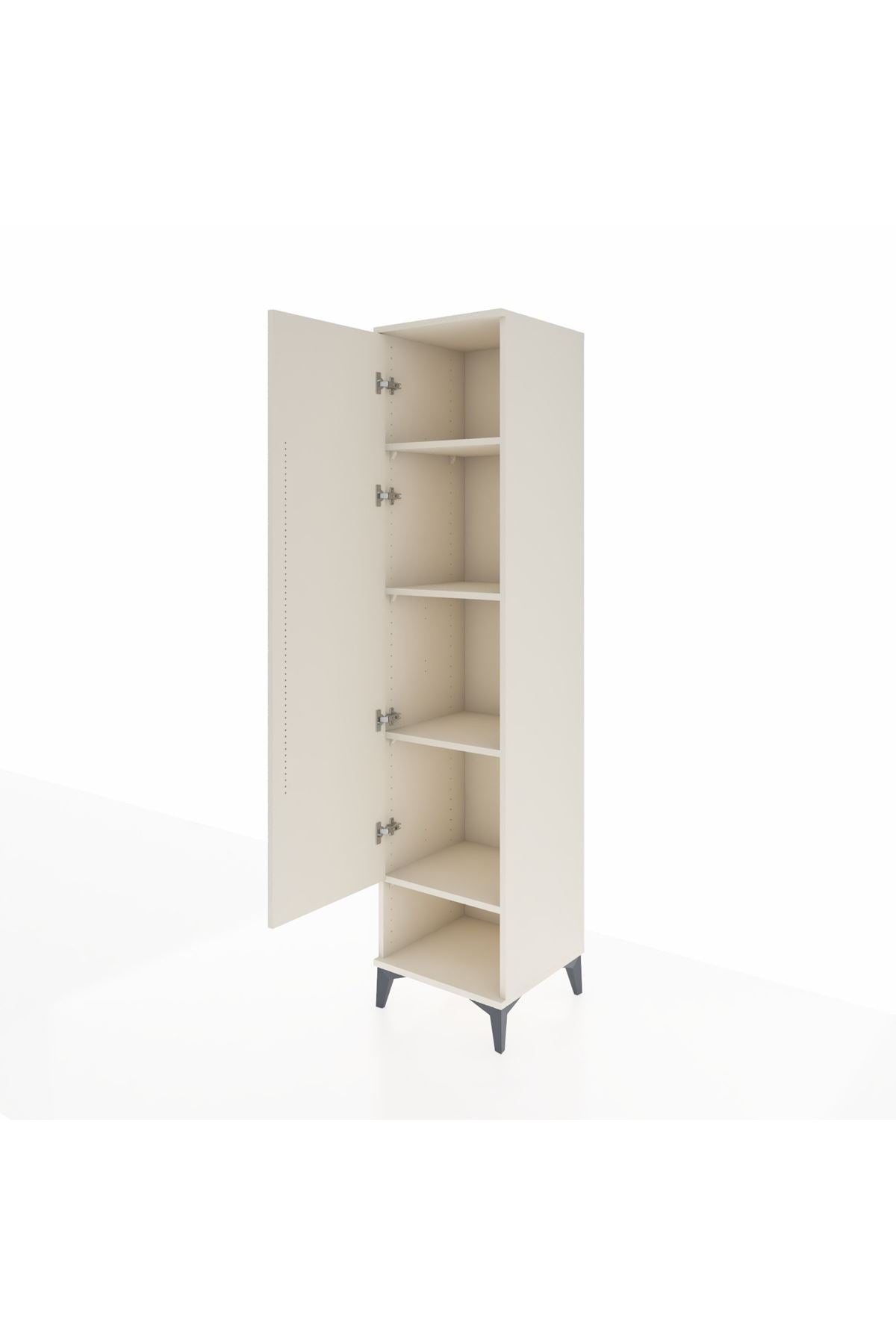 Hyperion Dolap 4 Raflı Tek Kapaklı 44x44x195 Aytaşı-Aytaşı