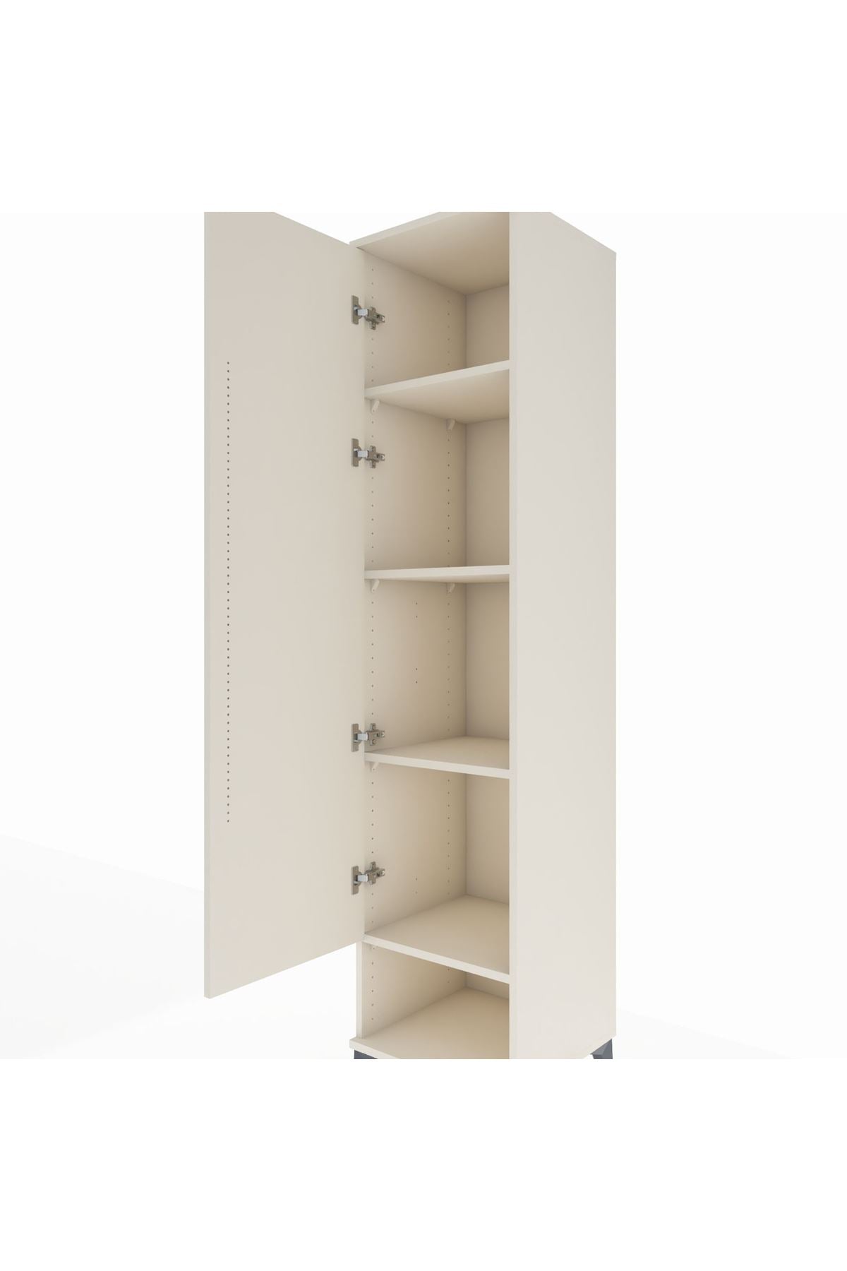 Hyperion Dolap 4 Raflı Tek Kapaklı 44x44x195 Aytaşı-Aytaşı