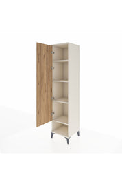 Hyperion Dolap 4 Raflı Tek Kapaklı 44x44x195 Aytaşı-Çam