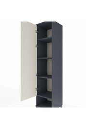 Hyperion Dolap 4 Raflı Tek Kapaklı 44x44x195 Antrasit-Aytaşı