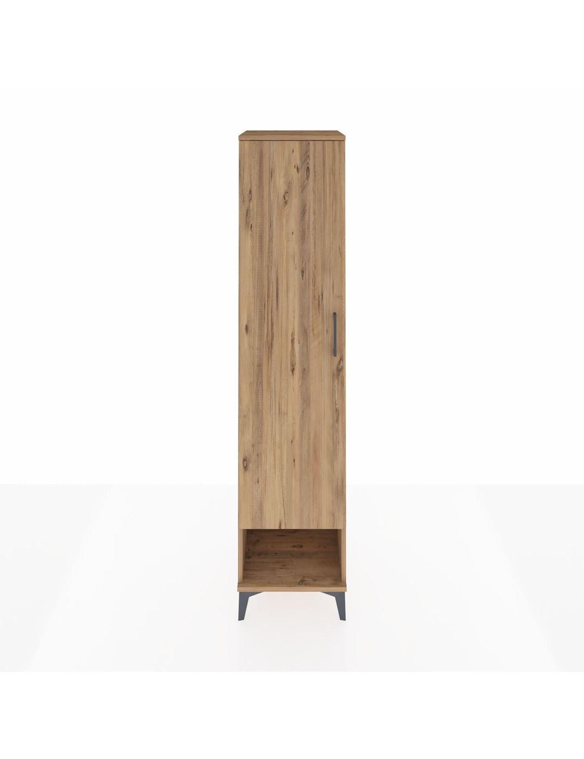 Hyperion Dolap 4 Raflı Tek Kapaklı 44x44x195 Çam-Çam