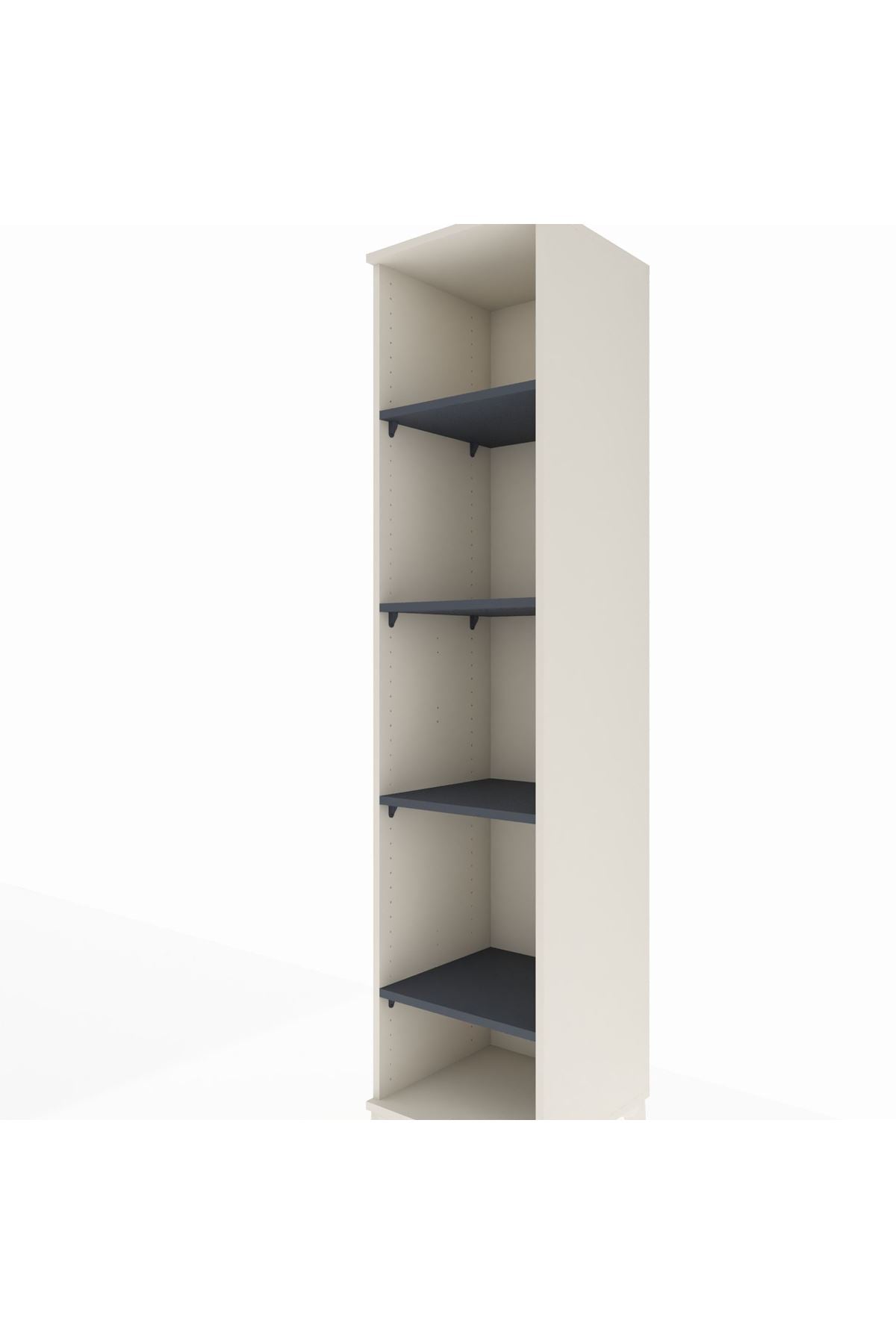 Hyperion Dolap 4 Raflı 44x44x195 Aytaşı-Antrasit