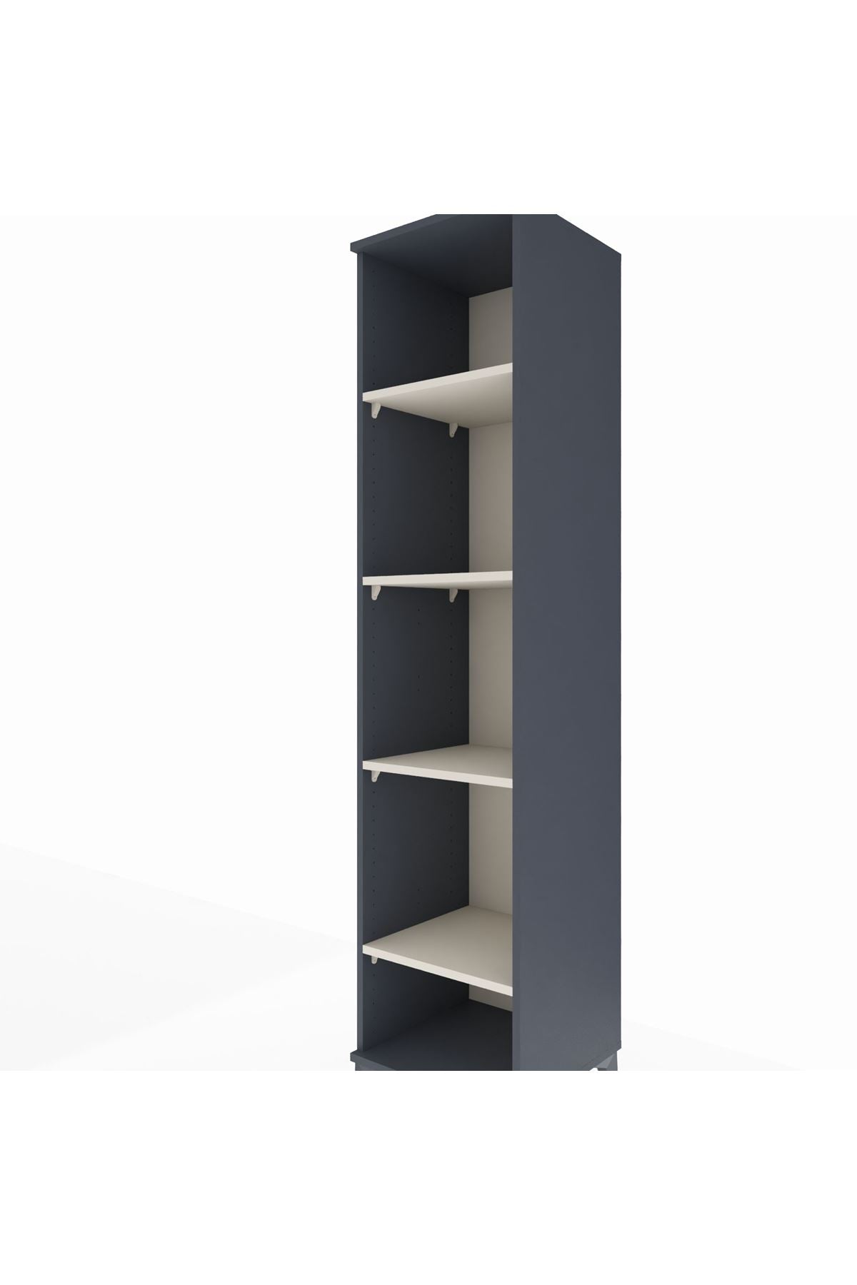 Hyperion Dolap 4 Raflı 44x44x195 Antrasit-Aytaşı