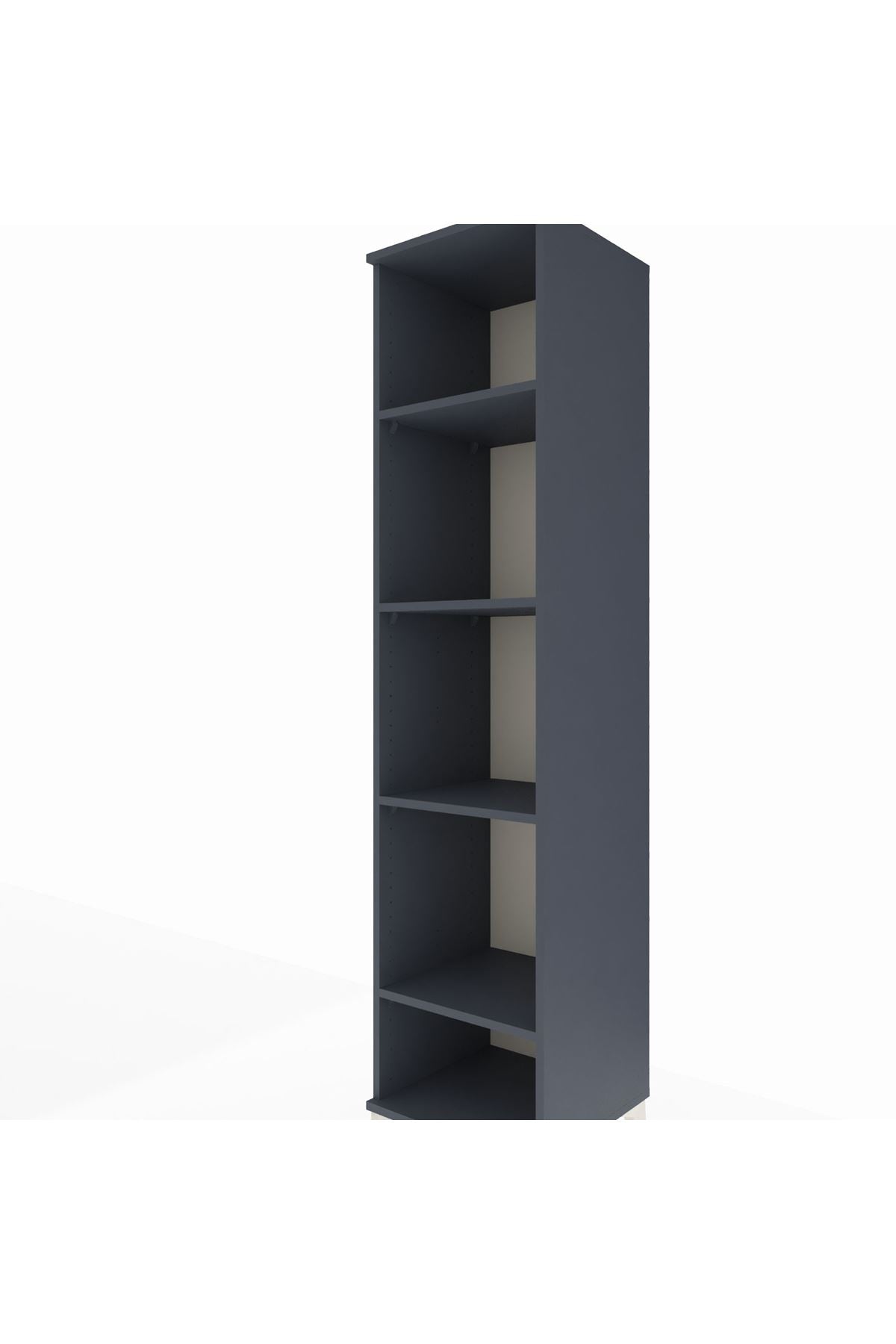 Hyperion Dolap 4 Raflı 44x44x195 Antrasit-Antrasit