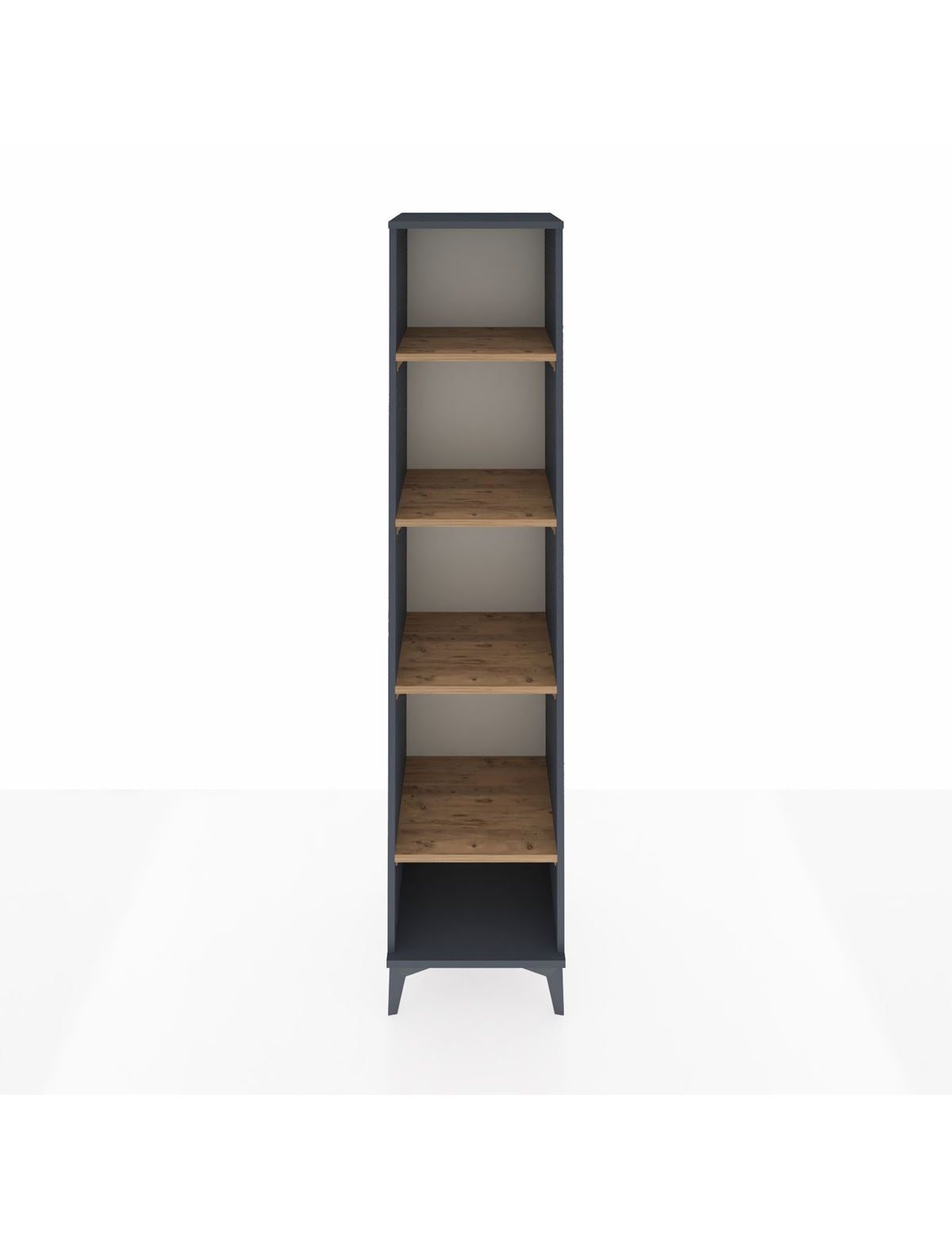 Hyperion Dolap 4 Raflı 44x44x195 Antrasit-Çam