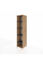 Hyperion Dolap 4 Raflı 44x44x195 Çam-Antrasit