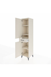 Hyperion Dolap 4 Raflı Tek Çekmeceli 2 Kapaklı 44x44x195 Aytaşı-Aytaşı