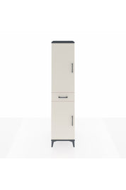 Hyperion Dolap 4 Raflı Tek Çekmeceli 2 Kapaklı 44x44x195 Antrasit-Aytaşı