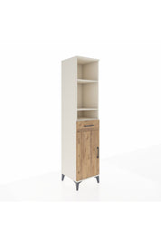 Hyperion Dolap 4 Raflı Tek Çekmeceli Tek Kapaklı 44x44x195 Aytaşı-Çam