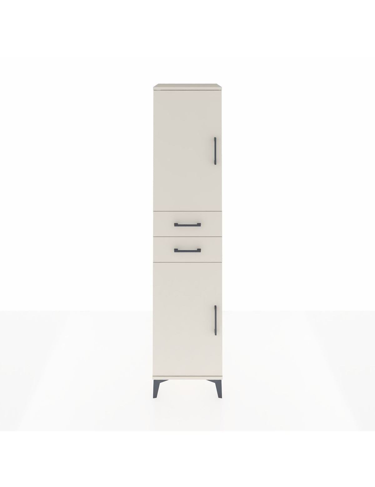 Hyperion Dolap 4 Raflı 2 Çekmeceli Tek Kapaklı 44x44x195 Aytaşı-Aytaşı