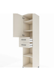 Hyperion Dolap 4 Raflı 2 Çekmeceli 44x44x195 Aytaşı-Aytaşı