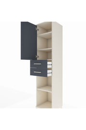 Hyperion Dolap 4 Raflı 2 Çekmeceli 44x44x195 Aytaşı-Antrasit