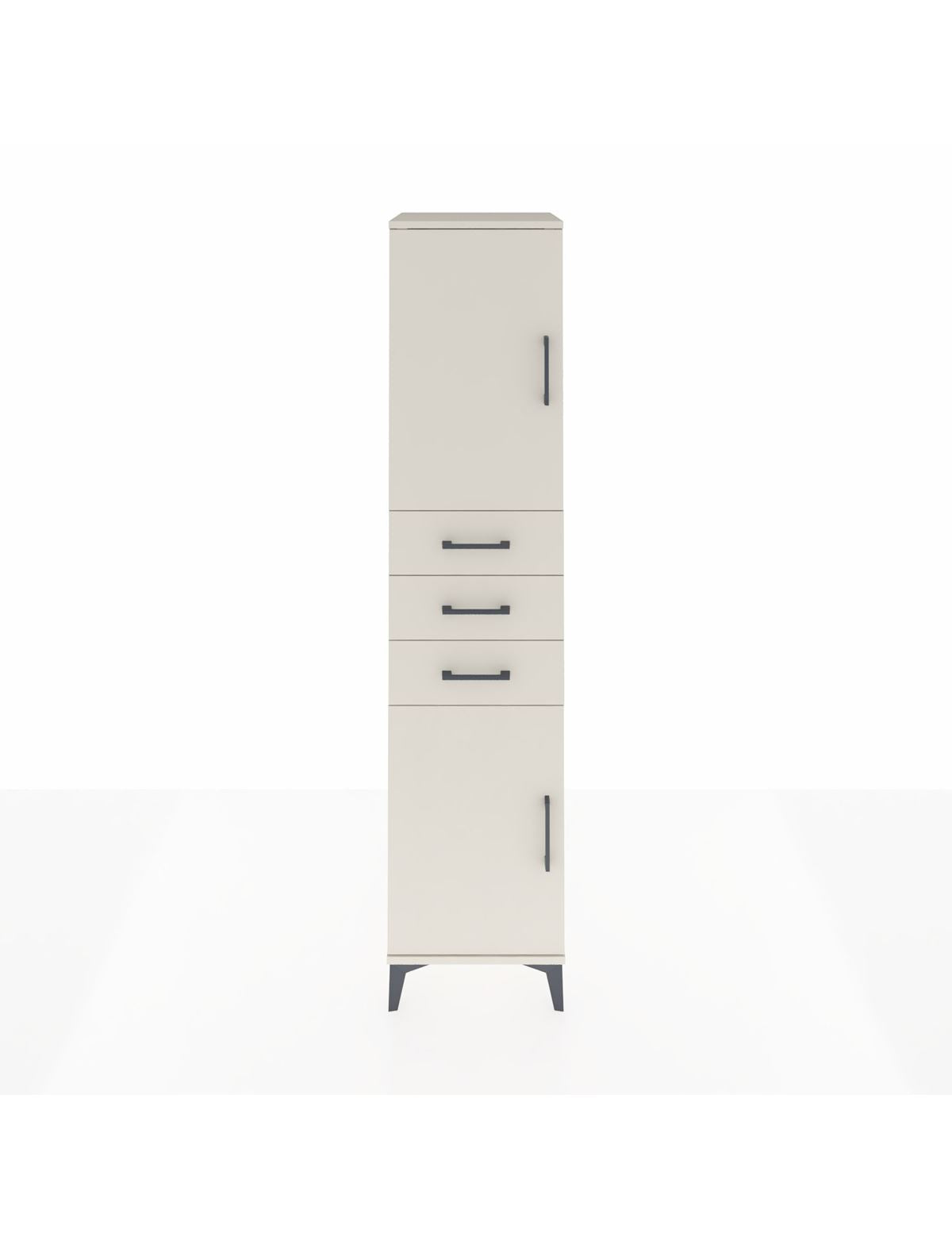 Hyperion Dolap 3 Raflı 3 Çekmeceli 2 Kapaklı 44x44x195 Aytaşı-Aytaşı