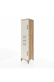 Hyperion Dolap 3 Raflı 3 Çekmeceli 2 Kapaklı 44x44x195 Çam-Aytaşı
