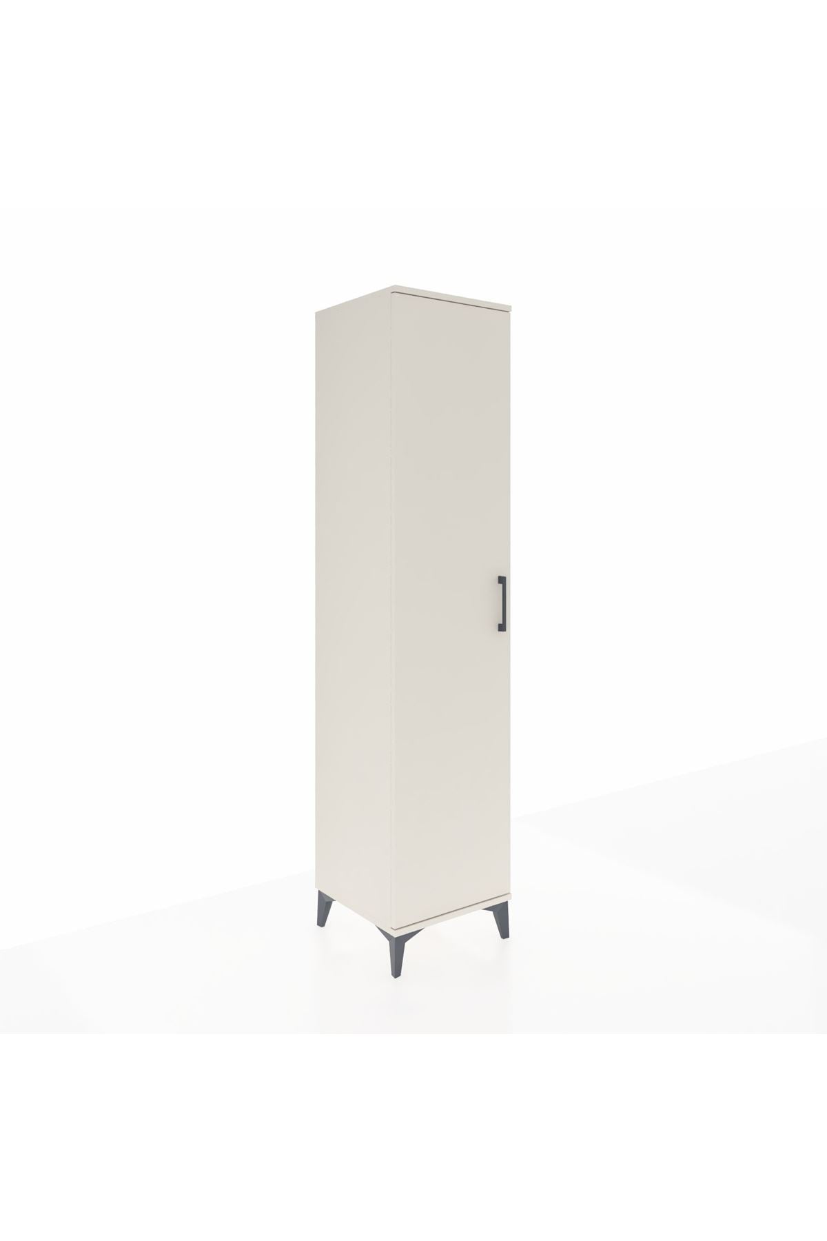 Hyperion Dolap 3 Raflı Tek Kapaklı Tek Askılı 44x44x195 Aytaşı-Aytaşı