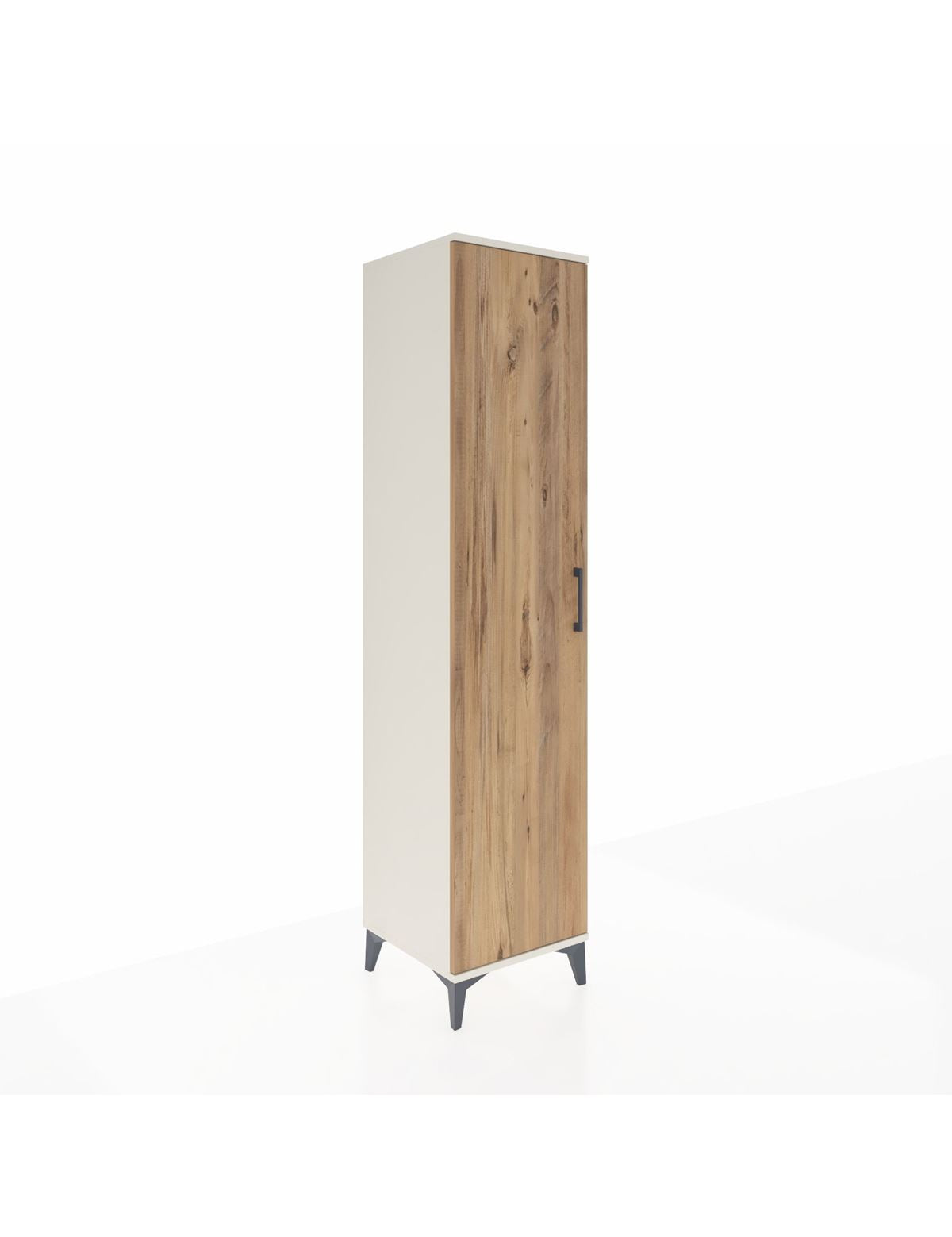 Hyperion Dolap 3 Raflı Tek Kapaklı Tek Askılı 44x44x195 Aytaşı-Çam