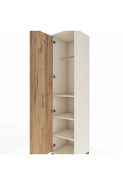 Hyperion Dolap 3 Raflı Tek Kapaklı Tek Askılı 44x44x195 Aytaşı-Çam