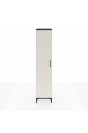 Hyperion Dolap 3 Raflı Tek Kapaklı Tek Askılı 44x44x195 Antrasit-Aytaşı