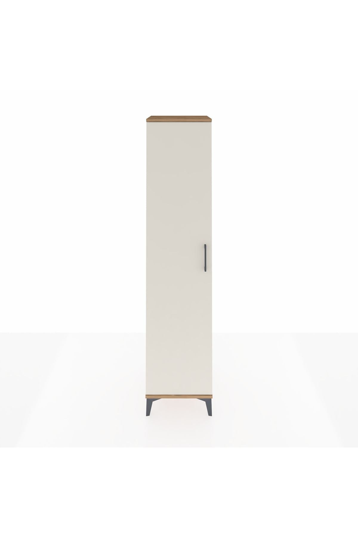 Hyperion Dolap 3 Raflı Tek Kapaklı Tek Askılı 44x44x195 Çam-Aytaşı