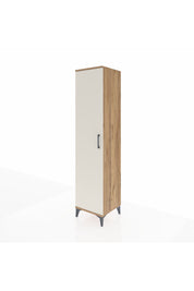 Hyperion Dolap 3 Raflı Tek Kapaklı Tek Askılı 44x44x195 Çam-Aytaşı