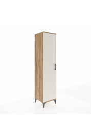 Hyperion Dolap 3 Raflı Tek Kapaklı Tek Askılı 44x44x195 Çam-Aytaşı