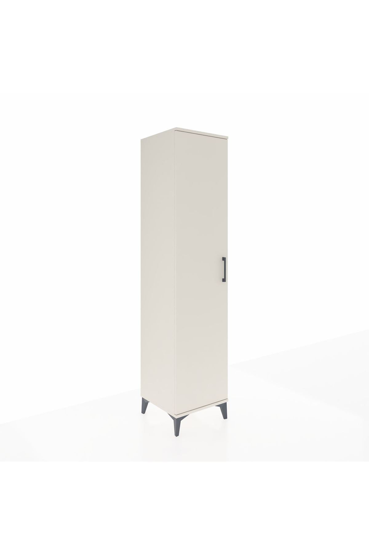 Hyperion Dolap 5 Raflı Tek Kapaklı 44x44x195 Aytaşı-Aytaşı