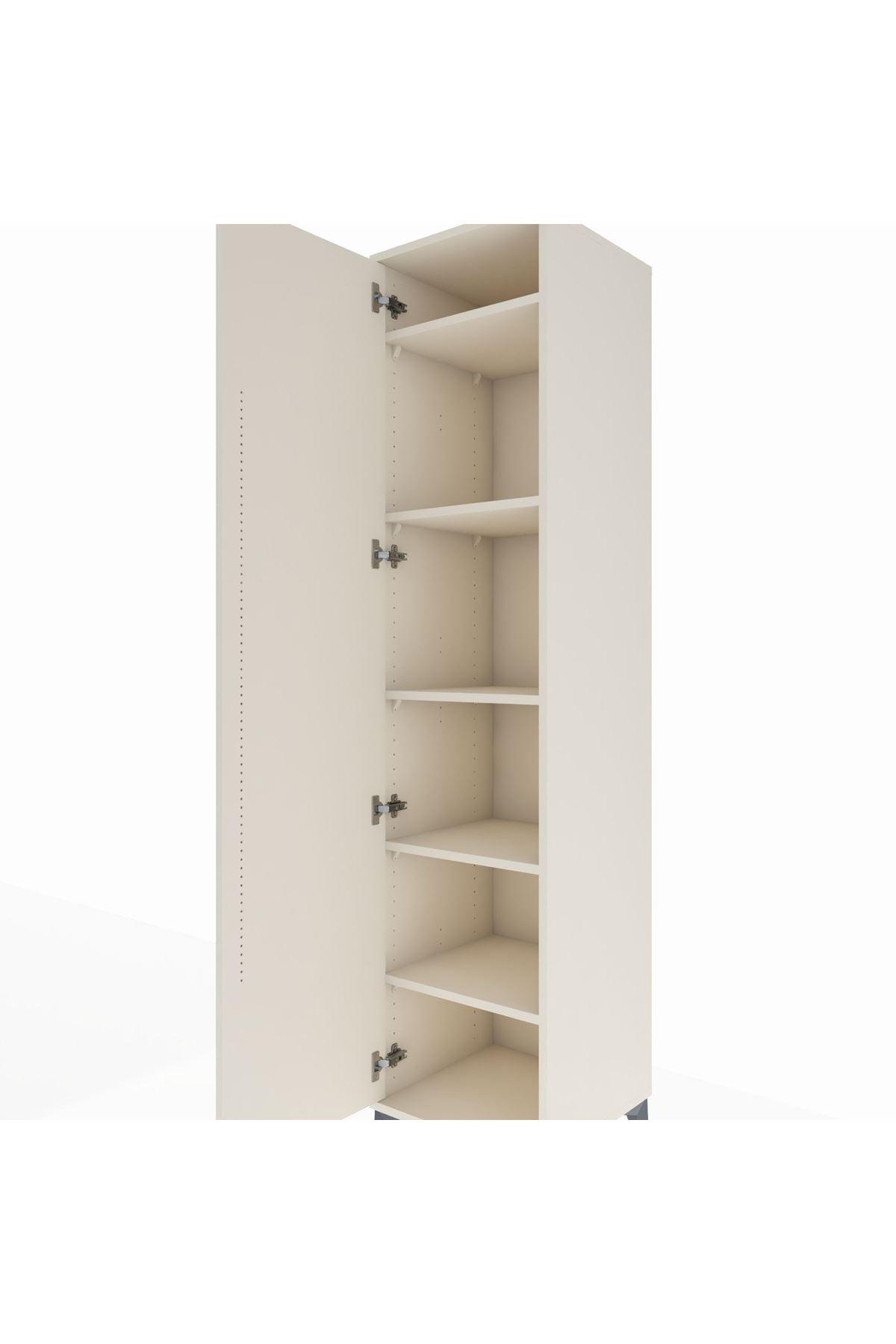 Hyperion Dolap 5 Raflı Tek Kapaklı 44x44x195 Aytaşı-Aytaşı